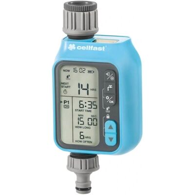 Sterownik nawadniania Cellfast Chronos Ideal - Niebieski Sterownik nawadniania Cellfast Chronos Ideal - Niebieski
