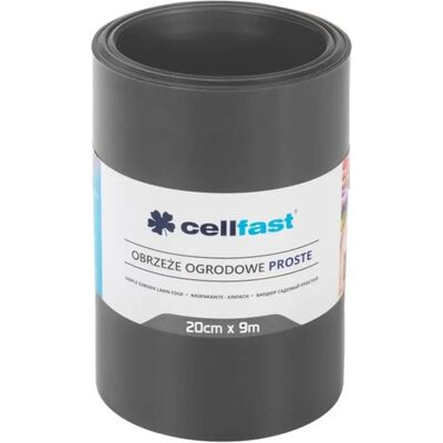 Bordure de jardin Cellfast - Gris - 20cm x 9m - Publicité Bordure de jardin Cellfast - Gris - 20cm x 9m - Publicité