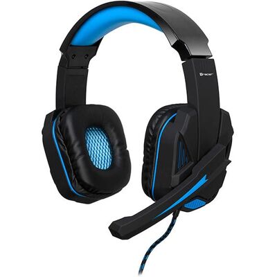 Casque de jeu Tracer Xplosive Bleu - Filaire, Microphone réglable Casque de jeu Tracer Xplosive Bleu - Filaire, Microphone réglable