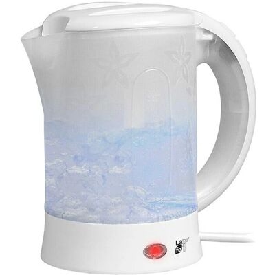 Bouilloire de Voyage Blanche Lafe - Bouilloire Électrique 0,6L 600W - Publicité Bouilloire de Voyage Blanche Lafe - Bouilloire Électrique 0,6L 600W - Publicité