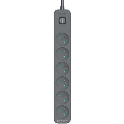 Tracer TRALIS47025 Przedłużacz zasilania - 1,8 m, 6 gniazdka - Power Extension Cord Tracer TRALIS47025 Przedłużacz zasilania - 1,8 m, 6 gniazdka - Power Extension Cord