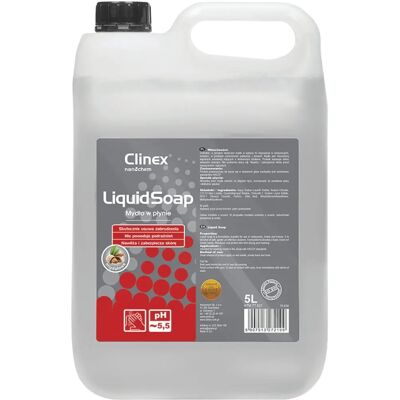 Savon liquide Clinex - 5 L - Publicité Savon liquide Clinex - 5 L - Publicité