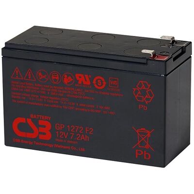 CSB GP1272 F2 Blei-Säure-Batterie - 12V, 7200mAh CSB GP1272 F2 Blei-Säure-Batterie - 12V, 7200mAh