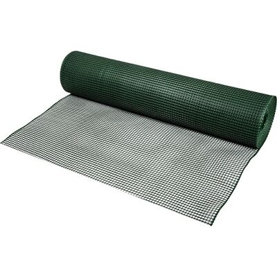 Bradas Gartenzäunung - 10x10mm Mesh - 25m - Grau Bradas Gartenzäunung - 10x10mm Mesh - 25m - Grau