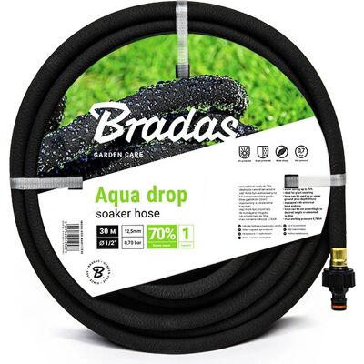 Zahradní hadice Bradas - 7,5m, Guma, Černá - Zahradní hadice Zahradní hadice Bradas - 7,5m, Guma, Černá - Zahradní hadice