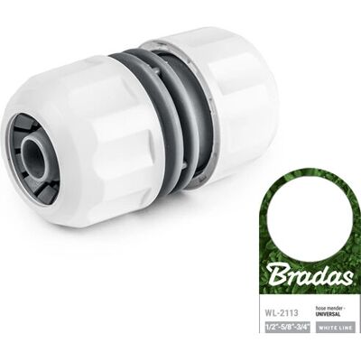 WHITE LINE - WL-2113 - 1/2-5/8-3/4 - PVC - Schlauchkupplung WHITE LINE - WL-2113 - 1/2-5/8-3/4 - PVC - Schlauchkupplung