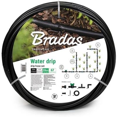 Bradas Gartenschlauch - 50 m, 67 Teile, Tropfbewässerungssystem Bradas Gartenschlauch - 50 m, 67 Teile, Tropfbewässerungssystem