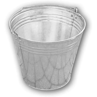 Secchio BRADAS - Zinc - 12 L - Secchio Secchio BRADAS - Zinc - 12 L - Secchio
