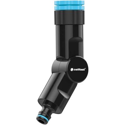 Cellfast Universal-Winkelhahn Schwarz - Gartenschlauchanschluss Cellfast Universal-Winkelhahn Schwarz - Gartenschlauchanschluss