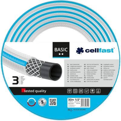 Lancia da Giardino Cellfast 30m - Resistente, UV, 3 Strati Lancia da Giardino Cellfast 30m - Resistente, UV, 3 Strati