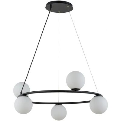 Taklampa Sigma GAMA 33383 - Modern, Svart, G9, 5x25W Taklampa Sigma GAMA 33383 - Modern, Svart, G9, 5x25W