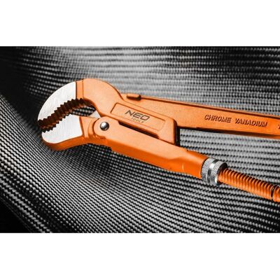 NEO TOOLS Rękojeść do rur - 330mm, 40mm otwarcie, stal chromowo-wanadowa, DIN 5234 NEO TOOLS Rękojeść do rur - 330mm, 40mm otwarcie, stal chromowo-wanadowa, DIN 5234
