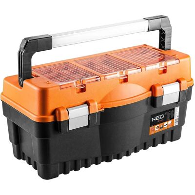 Neo Tools 21'' Skrzynka na narzędzia - Trwała, Przenośna, Kompaktowa Neo Tools 21'' Skrzynka na narzędzia - Trwała, Przenośna, Kompaktowa
