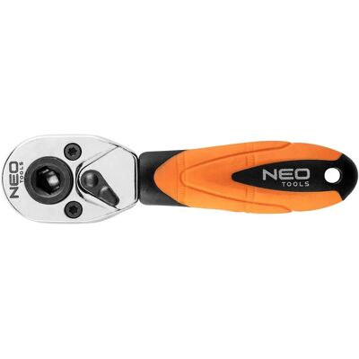 NEO TOOLS - mini ratchet 100mm for inserts and sockets 1/4 - 72 teeth - 08-501 NEO TOOLS - mini ratchet 100mm for inserts and sockets 1/4 - 72 teeth - 08-501