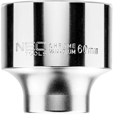 NEO TOOLS Steeksleutel - 60mm - 3/4 inch aandrijving - Zeskant - DIN 3124 NEO TOOLS Steeksleutel - 60mm - 3/4 inch aandrijving - Zeskant - DIN 3124