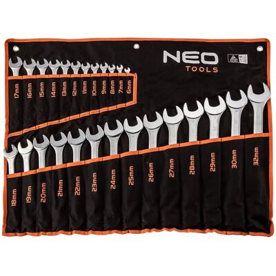 Neo Tools Schraubenschlüssel 6-32mm - Profi-Qualität Neo Tools Schraubenschlüssel 6-32mm - Profi-Qualität