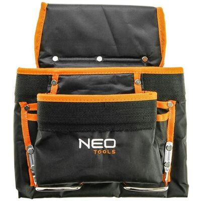 NEO Tools Werkzeug-Gürteltasche - 8 Taschen - Schwarz/Orange NEO Tools Werkzeug-Gürteltasche - 8 Taschen - Schwarz/Orange