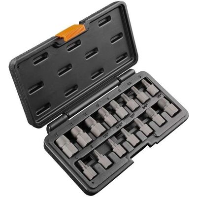 Ensemble de 15 extracteurs de vis professionnels NEO Tools - Kit d'extracteurs de vis Ensemble de 15 extracteurs de vis professionnels NEO Tools - Kit d'extracteurs de vis