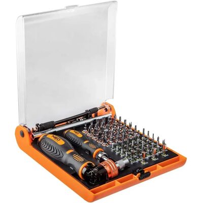 NEO TOOLS 06-115 Set di Utensili - Manico con Frizione a Ratchet NEO TOOLS 06-115 Set di Utensili - Manico con Frizione a Ratchet
