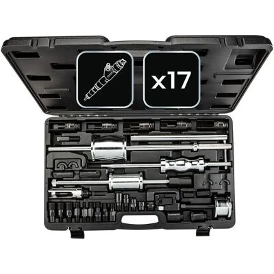 NEO TOOLS - Einspritzdüsenextraktor-Set - 17 Stück NEO TOOLS - Einspritzdüsenextraktor-Set - 17 Stück