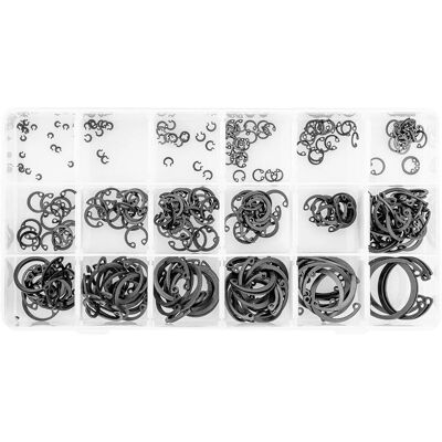 NEO Tools Sicherungsringe Sortiment 300 Stück - 300 pieces - various sizes - with box - retaining rings NEO Tools Sicherungsringe Sortiment 300 Stück - 300 pieces - various sizes - with box - retaining rings