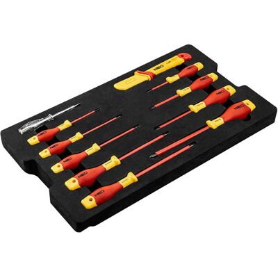 NEO TOOLS Elektriker Service-Box - 52-teiliges Werkzeugset NEO TOOLS Elektriker Service-Box - 52-teiliges Werkzeugset