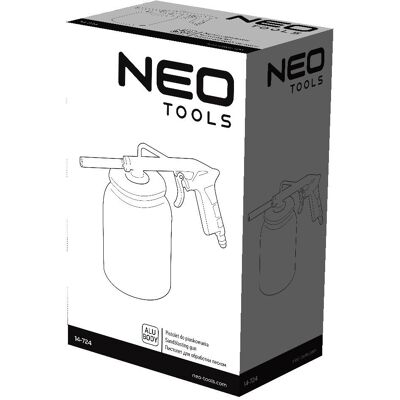 NEO tools NeoTools Sandstrahlpistole mit 1L Tank - Luftkompressor Zubehör NEO tools NeoTools Sandstrahlpistole mit 1L Tank - Luftkompressor Zubehör