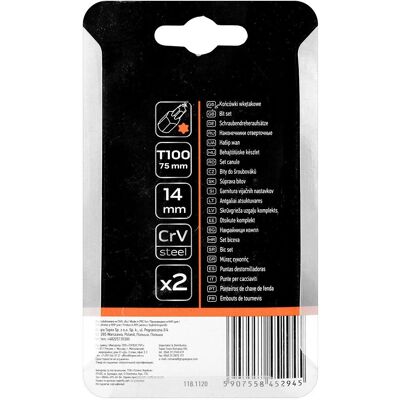 Neo Tools 10-960 TORX T100 schroevendraaierbit Neo Tools 10-960 TORX T100 schroevendraaierbit