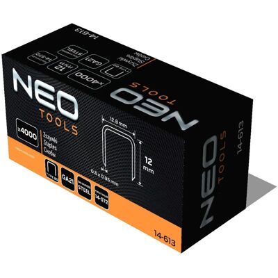 NEO Werkzeuge 14-613 Heftklammern - Heftklammern für pneumatische Tacker NEO Werkzeuge 14-613 Heftklammern - Heftklammern für pneumatische Tacker