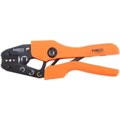 NEO Tools 01-556 Pinza crimpatrice - Supporta cavi da 2,5-6 mm² - Acciaio di alta qualità NEO Tools 01-556 Pinza crimpatrice - Supporta cavi da 2,5-6 mm² - Acciaio di alta qualità