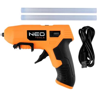 NEO Tools 17-083 USB Heißklebepistole - Klein, Schnellaufwärmzeit NEO Tools 17-083 USB Heißklebepistole - Klein, Schnellaufwärmzeit