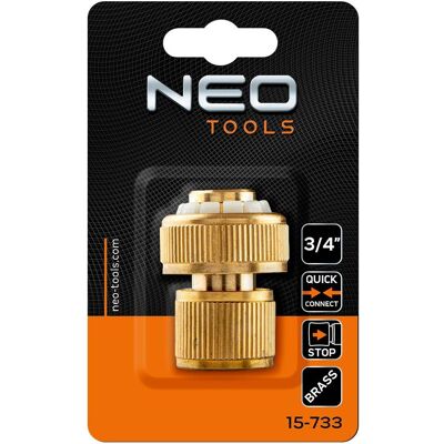 NEO tools 15-733 Wasser Schlauchverbinder - Water Hose Fitting NEO tools 15-733 Wasser Schlauchverbinder - Water Hose Fitting