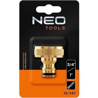 NEO tools 15-747 Messing Wasserschlauchanschluss - Wasser Schlauch Anschluss NEO tools 15-747 Messing Wasserschlauchanschluss - Wasser Schlauch Anschluss