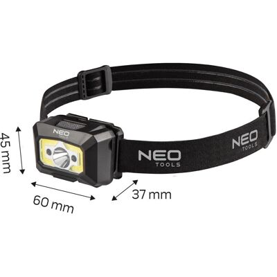 NEO Tools 99-073 Wiederaufladbare Stirnlampe - Taschenlampe NEO Tools 99-073 Wiederaufladbare Stirnlampe - Taschenlampe