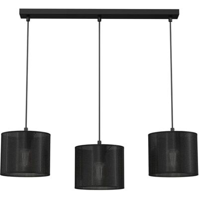 Luminex Loft 5239 Lampada a Soffitto - Nero Moderno, 3x60W, E27 Luminex Loft 5239 Lampada a Soffitto - Nero Moderno, 3x60W, E27