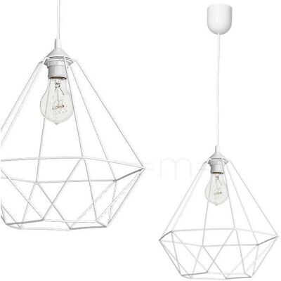 Suspension blanche Milagro - Style loft - Publicité Suspension blanche Milagro - Style loft - Publicité