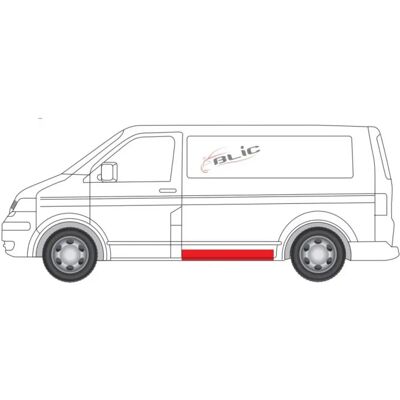 BLIC 6505-06-9568001P Extension d'aile inférieure gauche pour Volkswagen Multivan BLIC 6505-06-9568001P Extension d'aile inférieure gauche pour Volkswagen Multivan