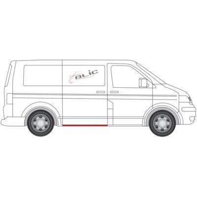 Panneau de réparation latéral VW Transporter T5 - Carrosserie Panneau de réparation latéral VW Transporter T5 - Carrosserie