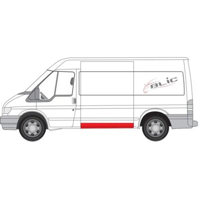 BLIC Ford Transit Mk5 Pannello Laterale - Ricambio BLIC Ford Transit Mk5 Pannello Laterale - Ricambio