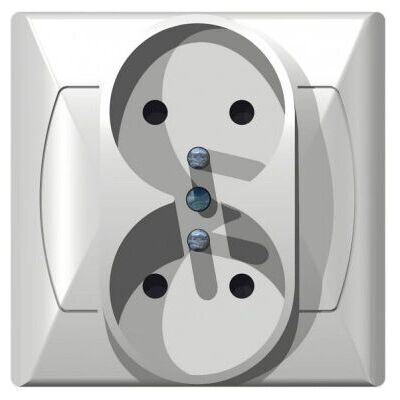 Ospel GP-2AZ/00 Steckdose - IP20 Ospel GP-2AZ/00 Steckdose - IP20