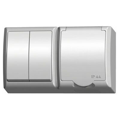 Ospel ZH-Ł2G/00/w - Schalter - Weiß Ospel ZH-Ł2G/00/w - Schalter - Weiß