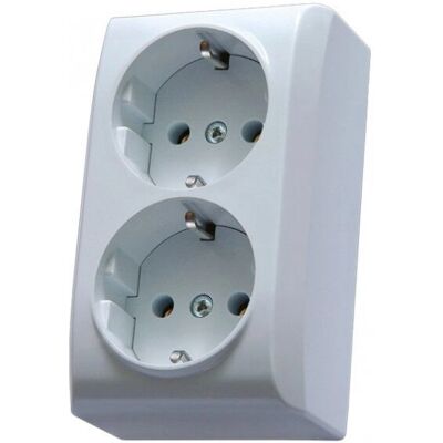Ospel GN-2BS/00 Steckdose - Weiß - IP20 - 16A Ospel GN-2BS/00 Steckdose - Weiß - IP20 - 16A