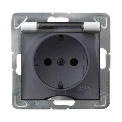 Ospel GPH-1YS/m/00/d Weiße Steckdose - Steckdose Ospel GPH-1YS/m/00/d Weiße Steckdose - Steckdose