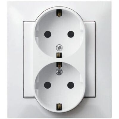 Ospel GP-2YS/00 Steckdose - IP20, 16A Ospel GP-2YS/00 Steckdose - IP20, 16A