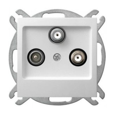 Prise antenne Ospel Impresja GPA-Y2S/m/00 Blanc - Expédition 24h Prise antenne Ospel Impresja GPA-Y2S/m/00 Blanc - Expédition 24h