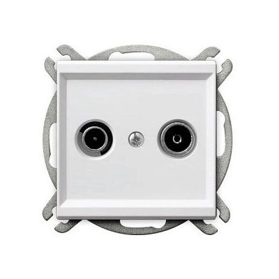 Ospel GPA-10RPZ/m/00 Weiß Antennendose - 10dB Ospel GPA-10RPZ/m/00 Weiß Antennendose - 10dB