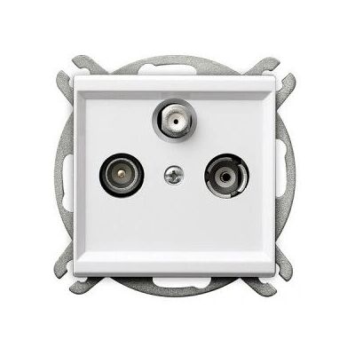 Prise Ospel GPA-RS/m/00 Blanche - IP20 Coaxial/Antenne Prise Ospel GPA-RS/m/00 Blanche - IP20 Coaxial/Antenne