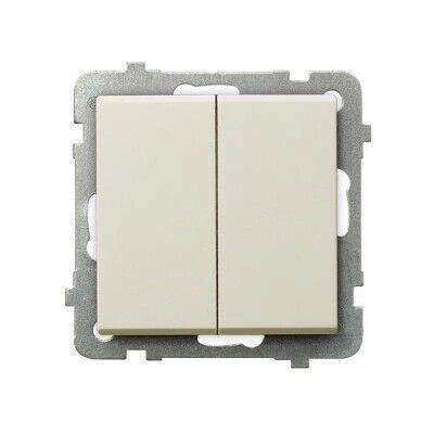 Ospel ŁP-2R/m/27 - Schalter + Taster - Elektrischer Schalter Ospel ŁP-2R/m/27 - Schalter + Taster - Elektrischer Schalter
