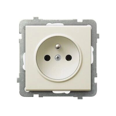 Ospel GP-1RZ/m/27 - Steckdose - IP20, 16A, 71x38x71mm Ospel GP-1RZ/m/27 - Steckdose - IP20, 16A, 71x38x71mm