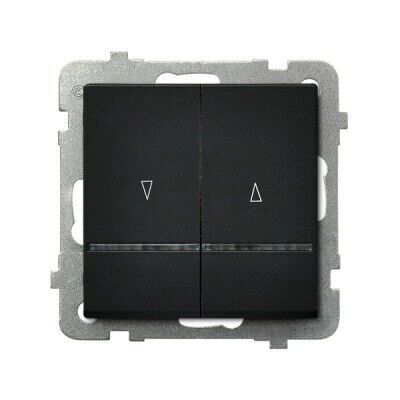 Interrupteur Noir Ospel ŁP-7RS/m/33 - Protection IP20 - Publicité Interrupteur Noir Ospel ŁP-7RS/m/33 - Protection IP20 - Publicité